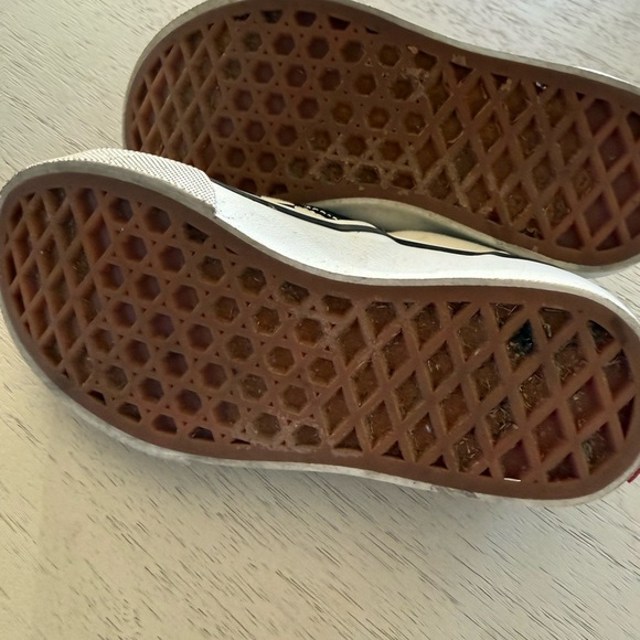 Vans Kids Black and White Checkered Sneakers - Picture 5 of 5